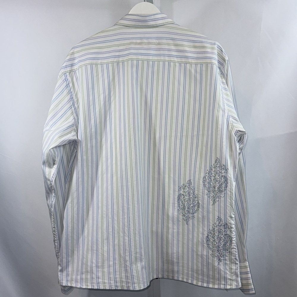 Robert Graham Striped Button Down Shirt - Picture 7 of 8
